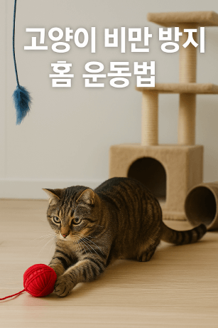 통통한 고양이, 체중 관리 이렇게 해보세요 : 고양이 비만 방지 홈 운동법