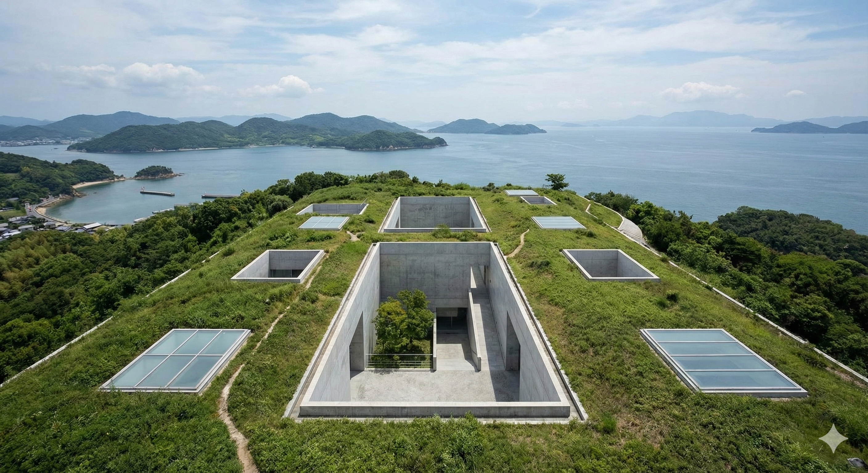 지중미술관 자연광만의 작품