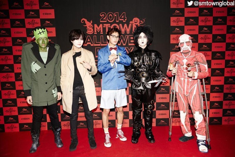 2014 SM 할로윈 파티에 참석한 샤이니