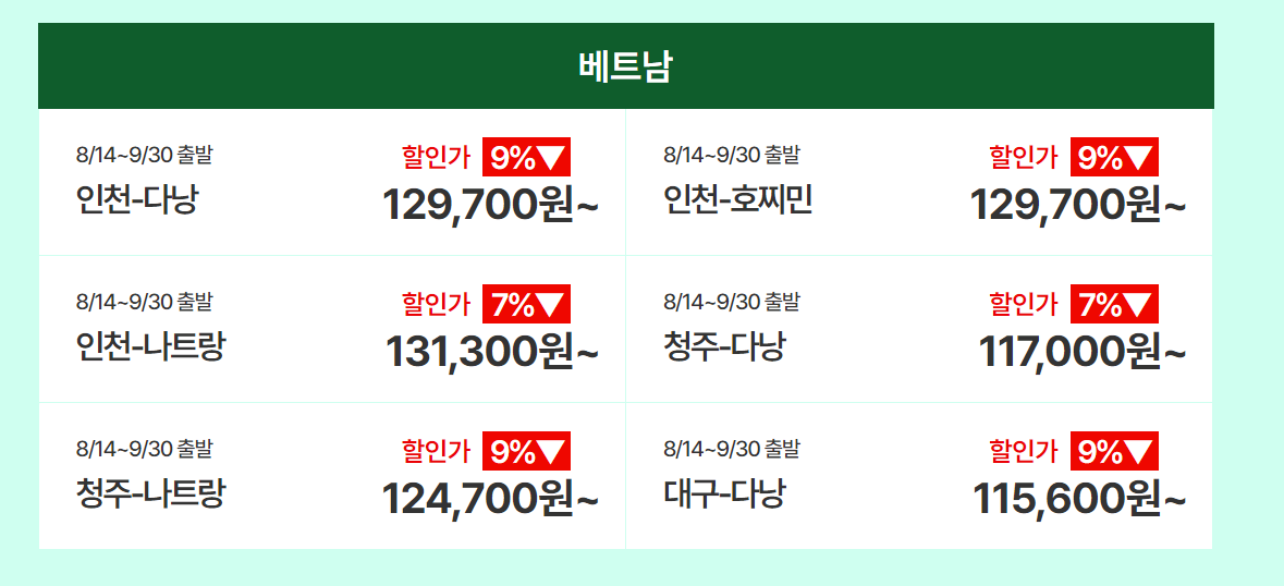 티웨이항공 할인코드 임박특가 적용금액