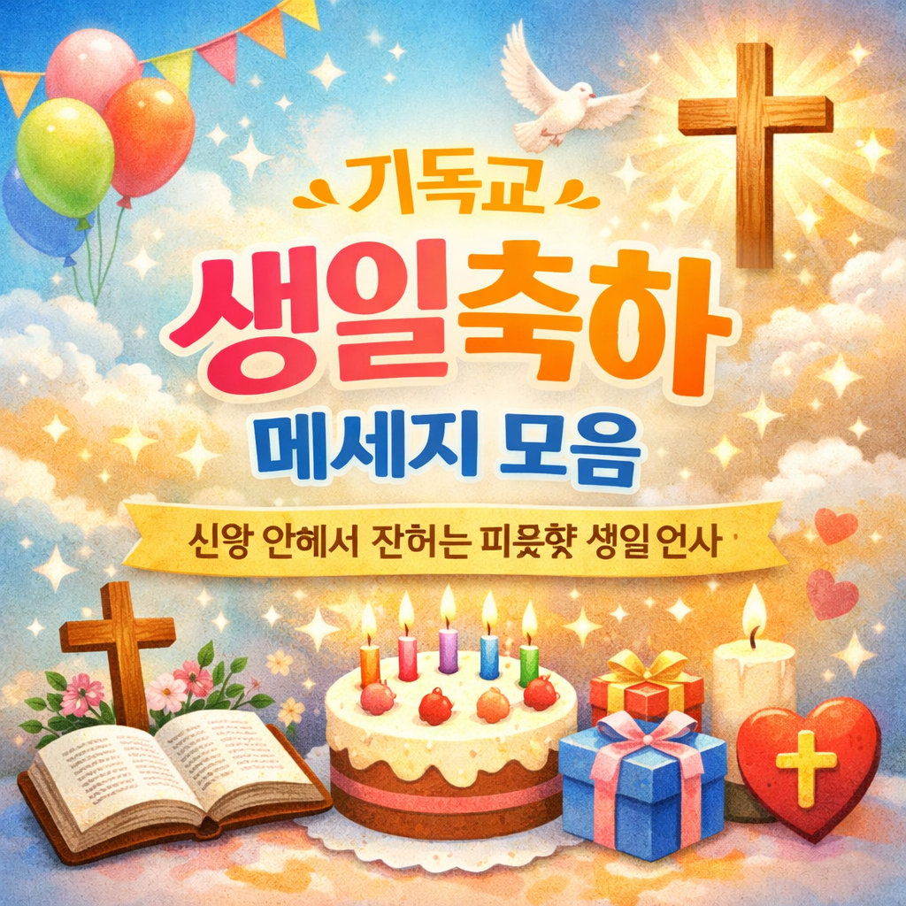 기독교 생일축하 메세지
