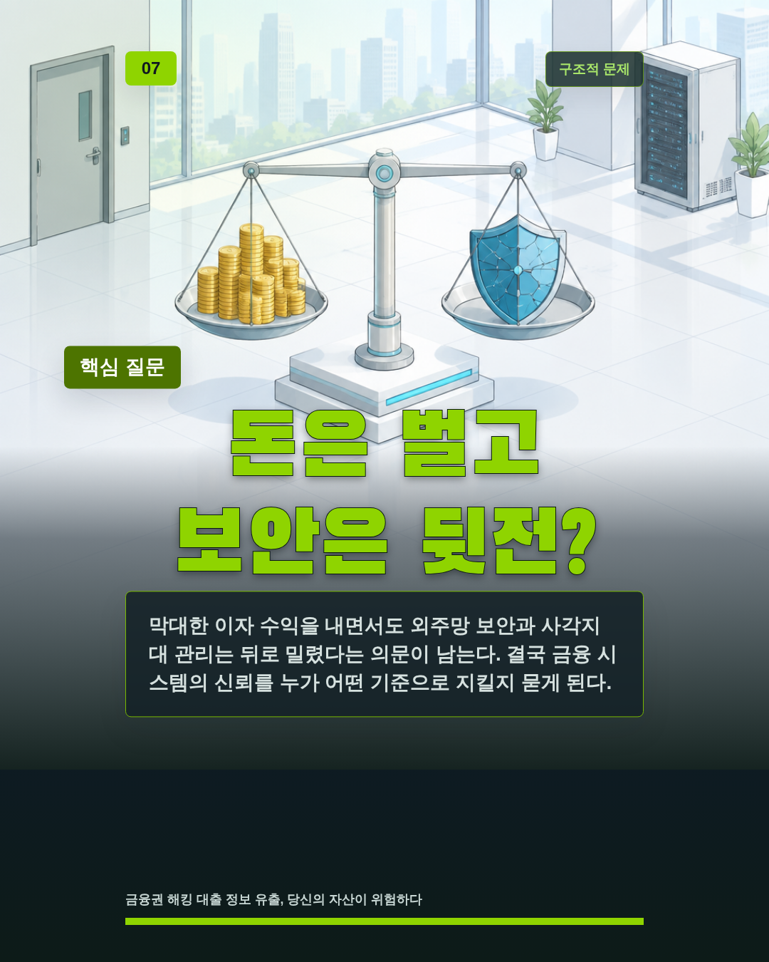 돈은 벌고 보안은 뒷전?