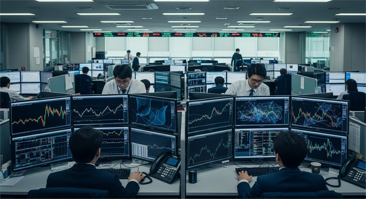 바이오 종목 급락 이슈로 긴장감이 도는 시장 분위기 