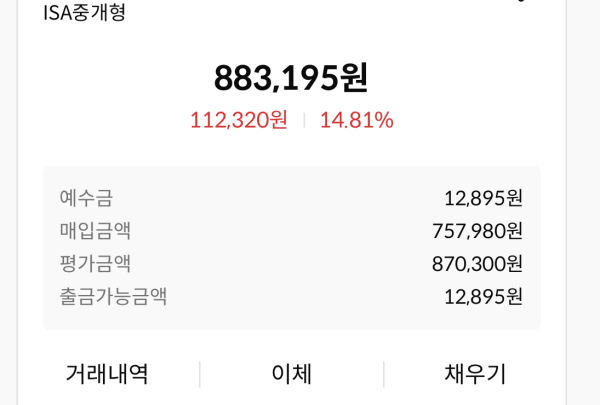 ISA계좌-수익률-캡쳐