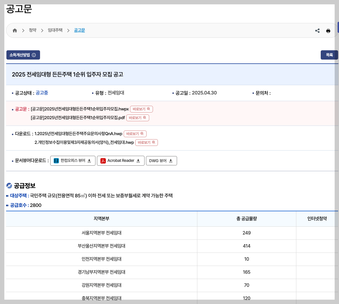 전세임대형 든든주택 신청, 자격, 혜택 등 3분 총정리