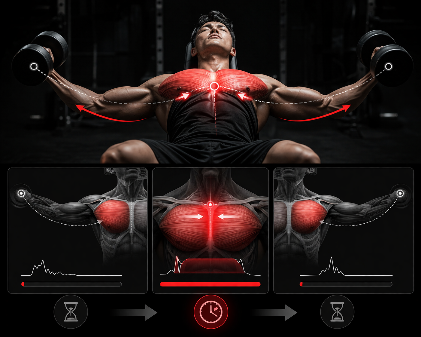 왜 케이블 플라이는 중간부터 자극이 사라지는가