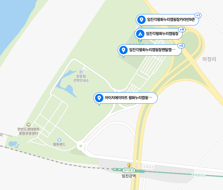 캠핑장 지도