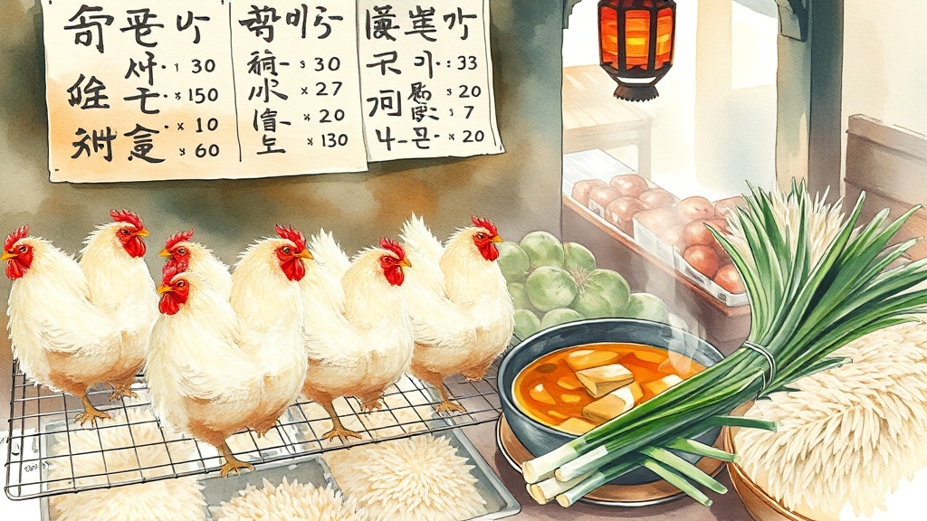 삼계탕 물가 상승? 재료 가격 동향