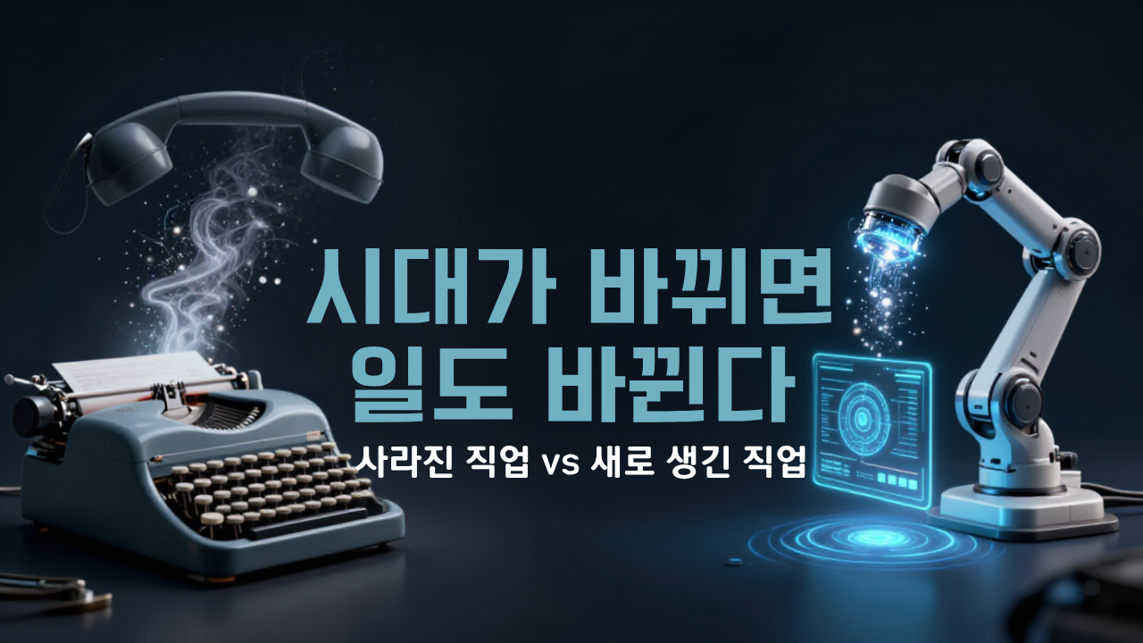 사라진 직업, 새로 생긴 직업… 시대가 바뀌면 일도 바뀐다