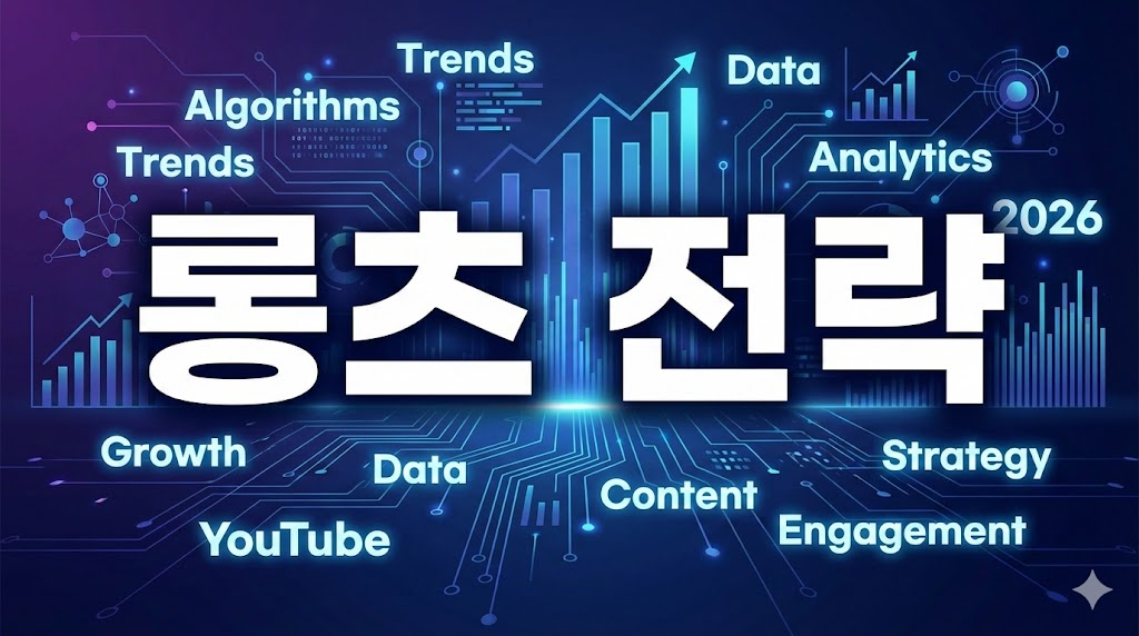 2026년 유튜브 롱츠 성공 전략 및 알고리즘 분석 인포그래픽 이미지