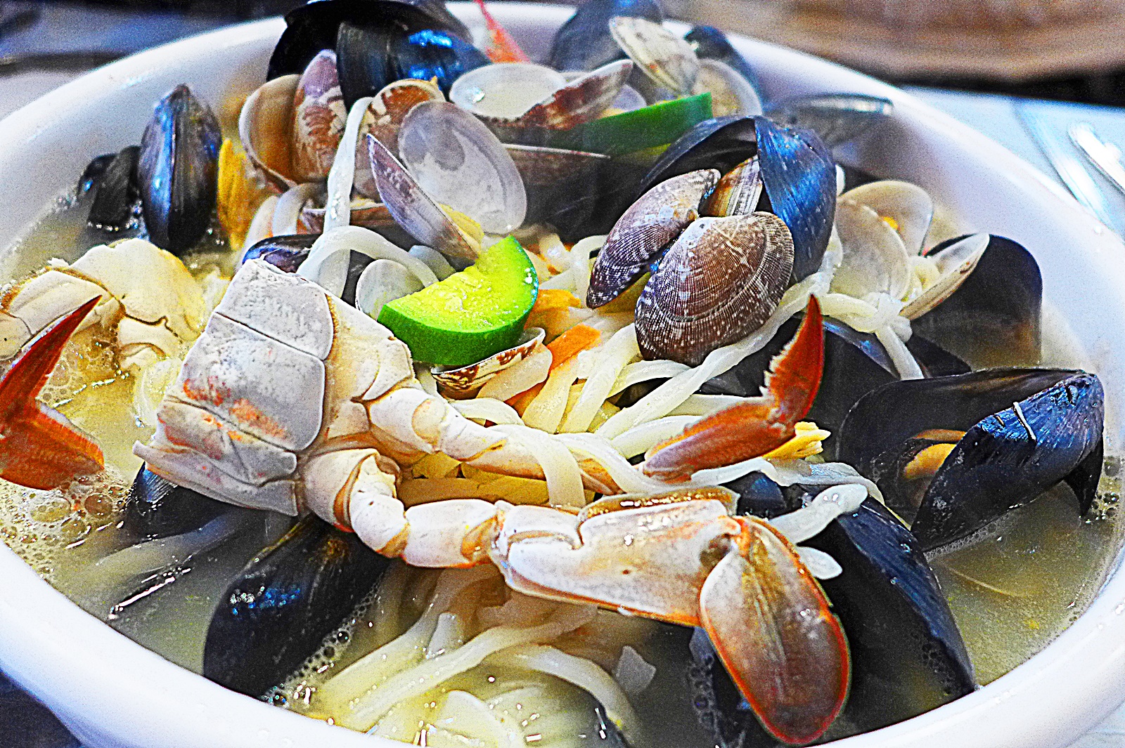 바지락 칼국수