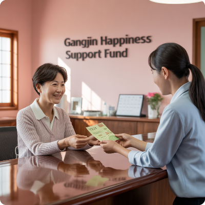 강진군 군민행복지원금 신청 이미지