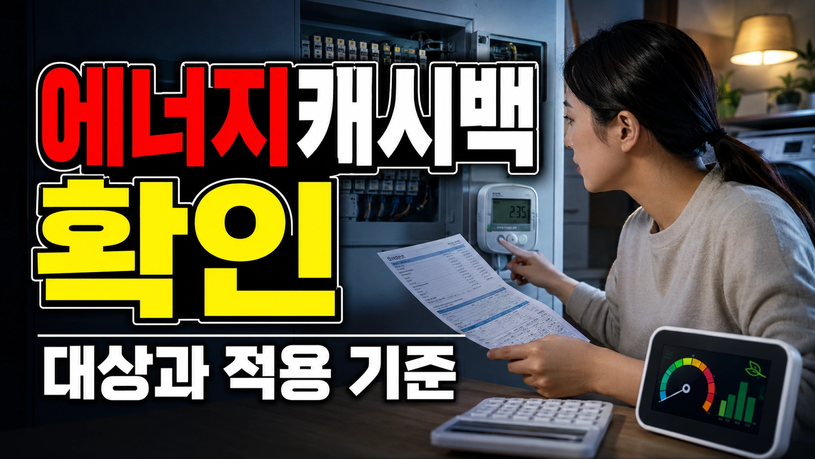 전기 1% 절감이면 끝일까? 7월 주택용 에너지캐시백이 바뀐 지점 관련 핵심 정보를 상징적으로 보여주는 썸네일 이미지