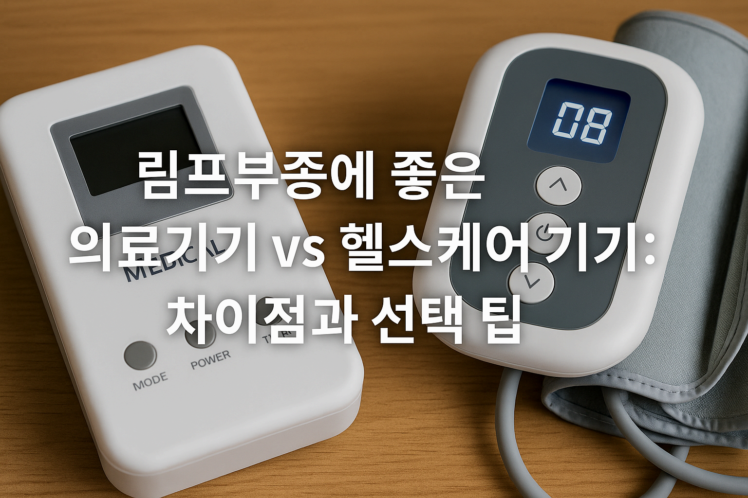 림프부종 관리 기기 완벽 비교