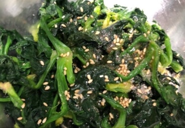 시금치나물 맛있게 무치는법