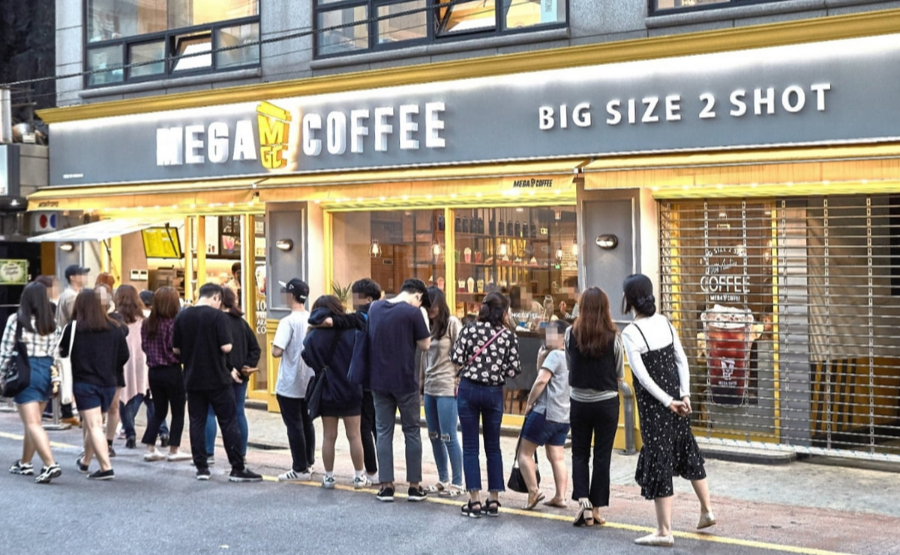 저가 커피브랜드들의 상승세