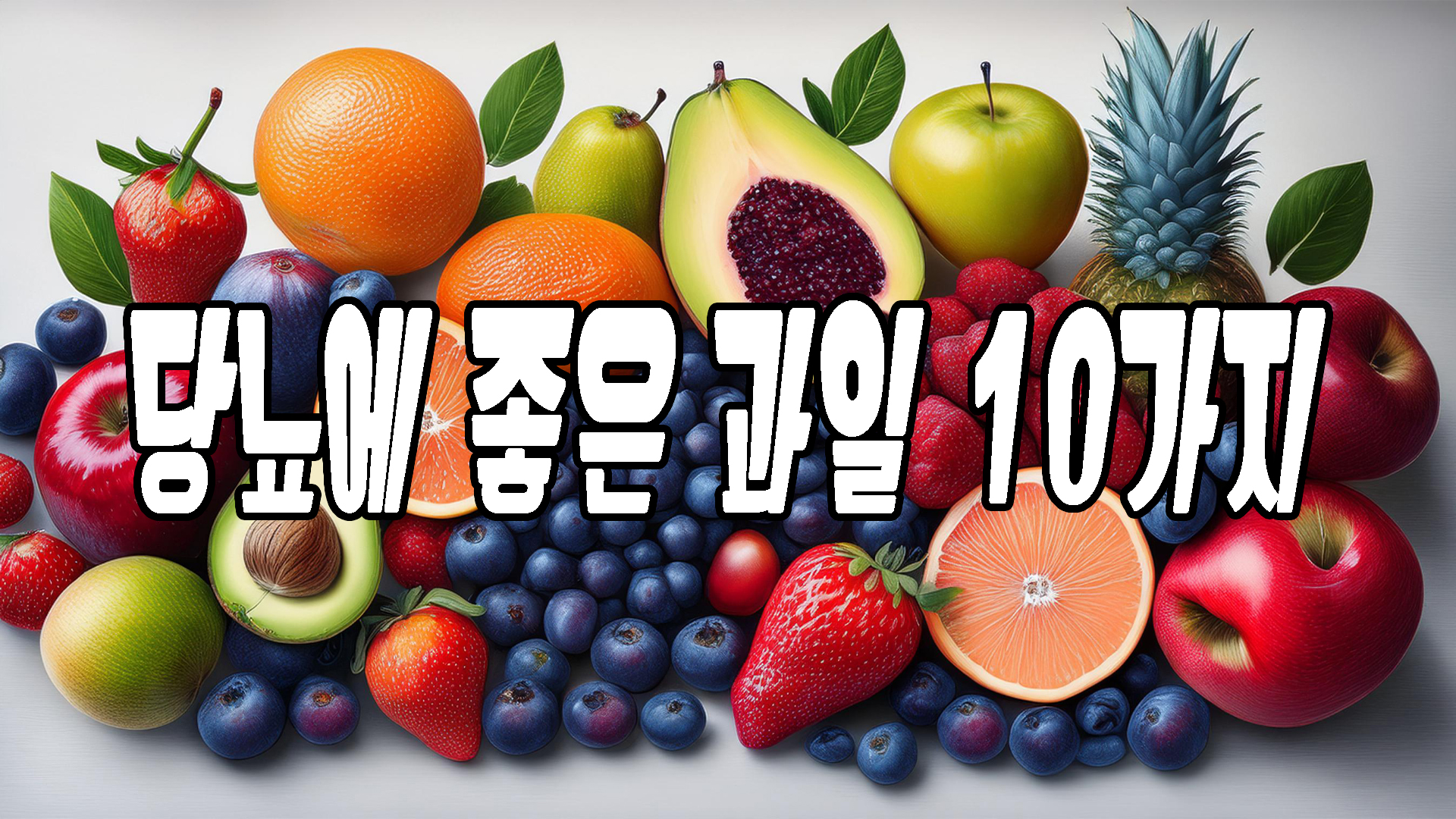 당뇨에 좋은 과일 10가지