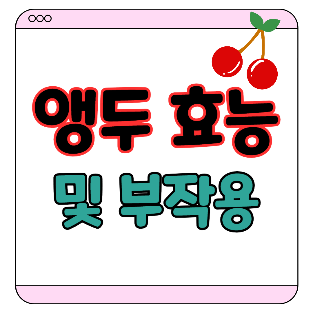 앵두 효능