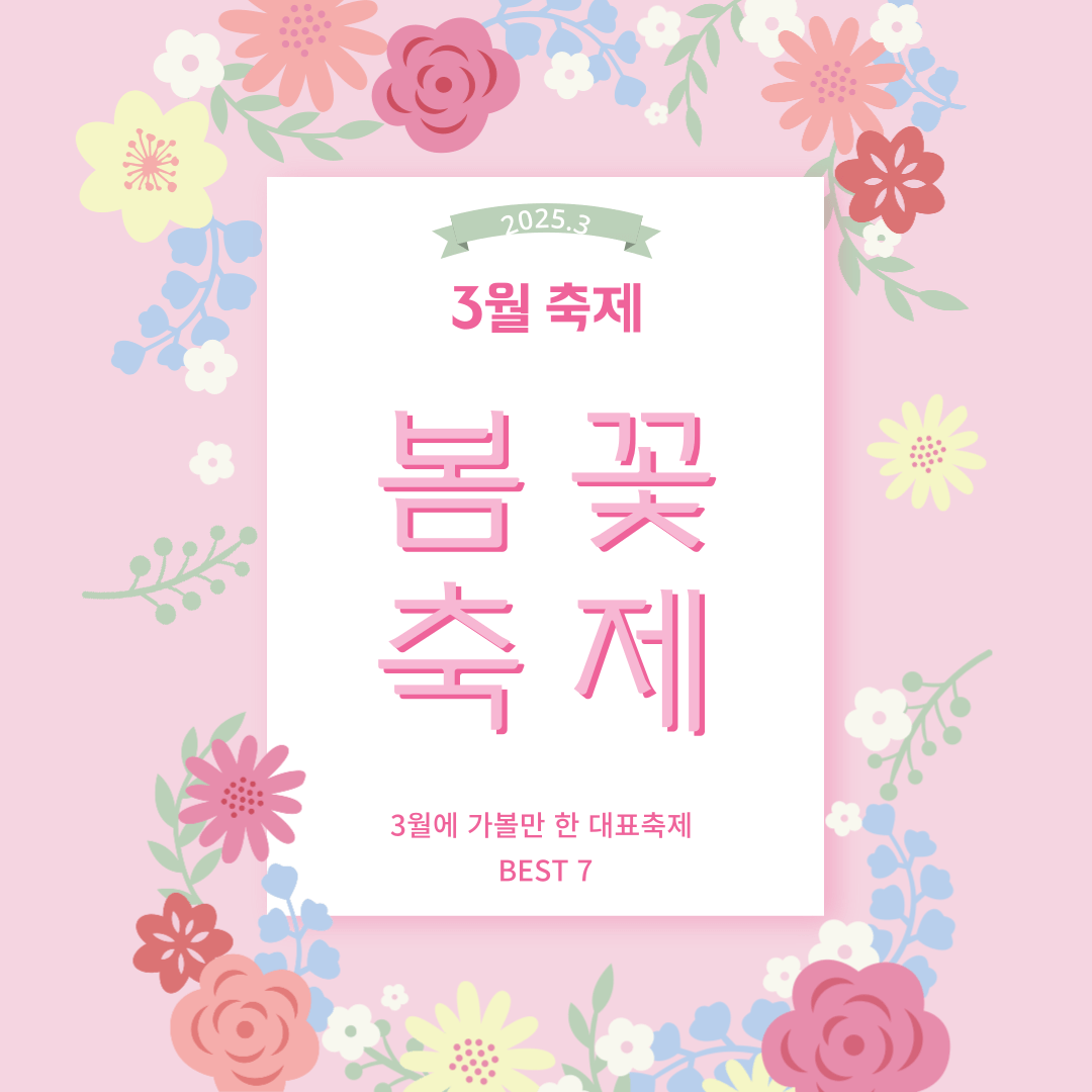 3월 축제 리스트