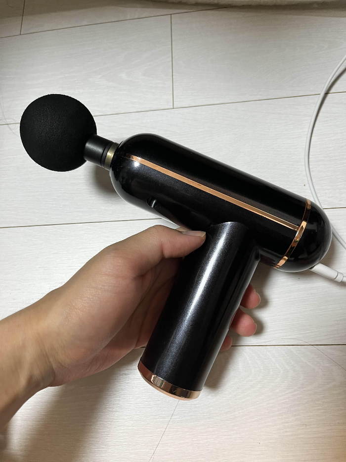 마사지헤드 장착한 모습