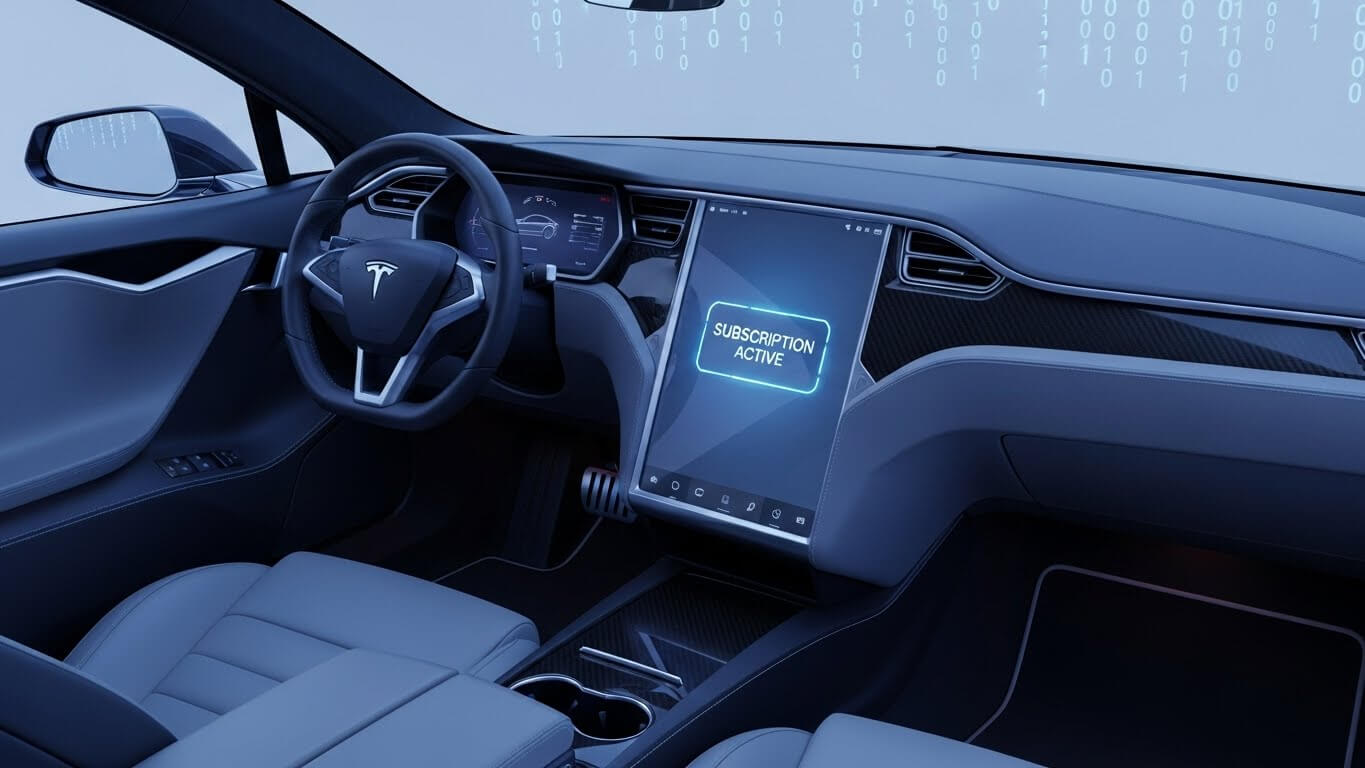 테슬라 내부사진+구독