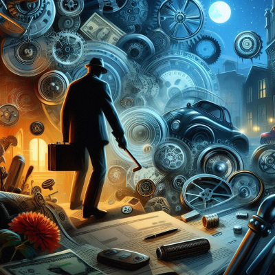 사람이 비즈니스적인 상황에 직면해 있는 모습.