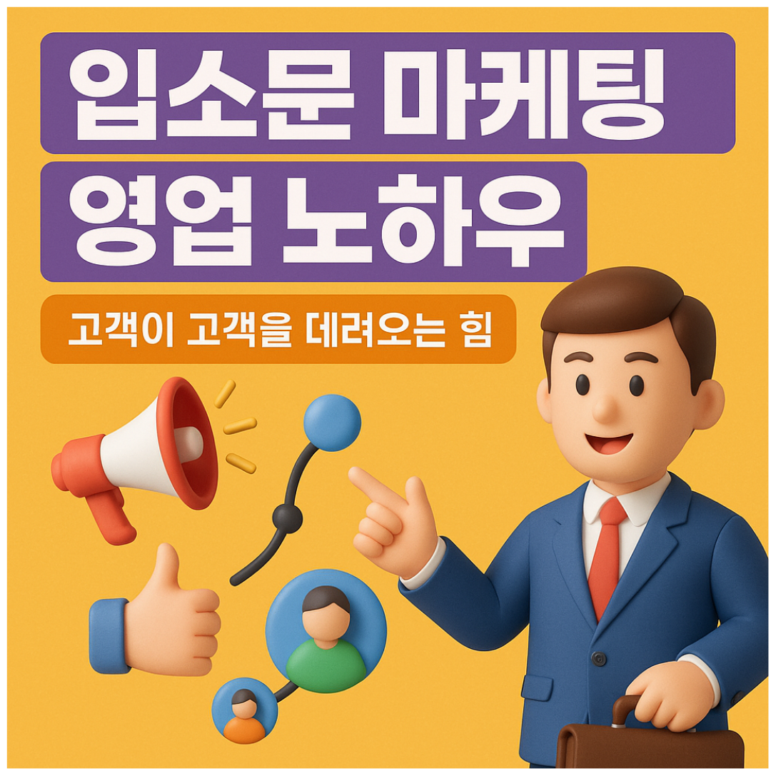 입소문 마케팅 영업 노하우 – 고객이 고객을 데려오는 힘