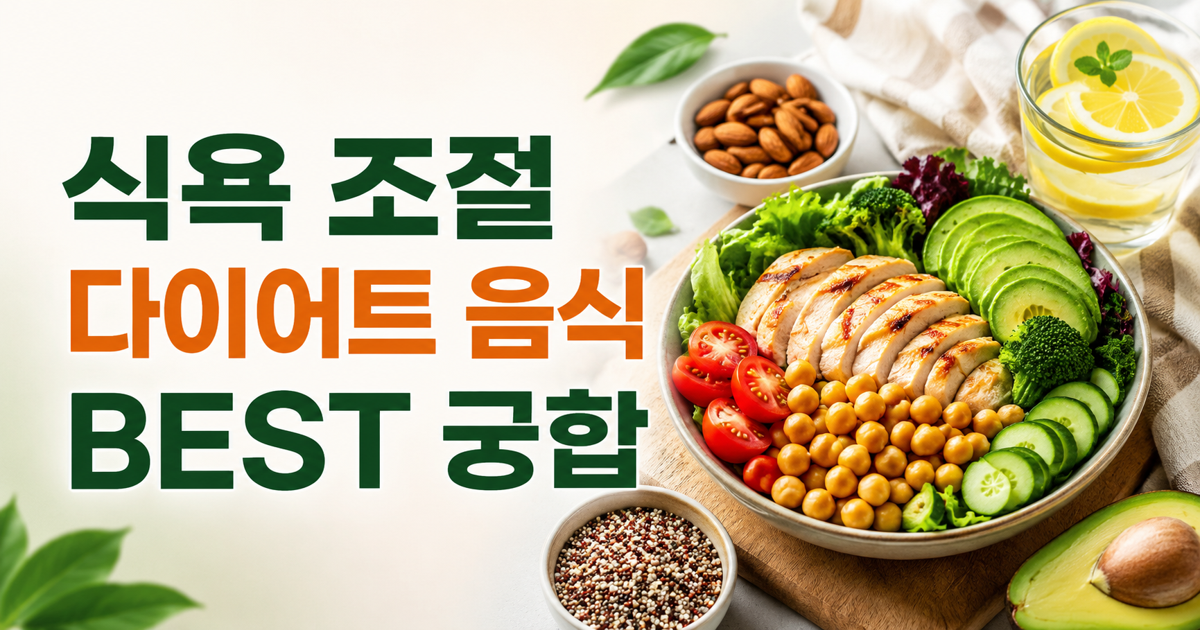식욕 조절 다이어트 음식