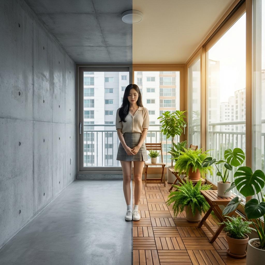 콘크리트 아파트에 생기를, 실패 없는 베란다 정원 꾸미기 기초 템