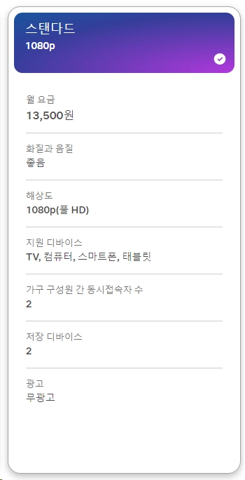 넷플릭스-요금제-광고형-스탠다드-스탠다드-프리미엄-가격-화질
