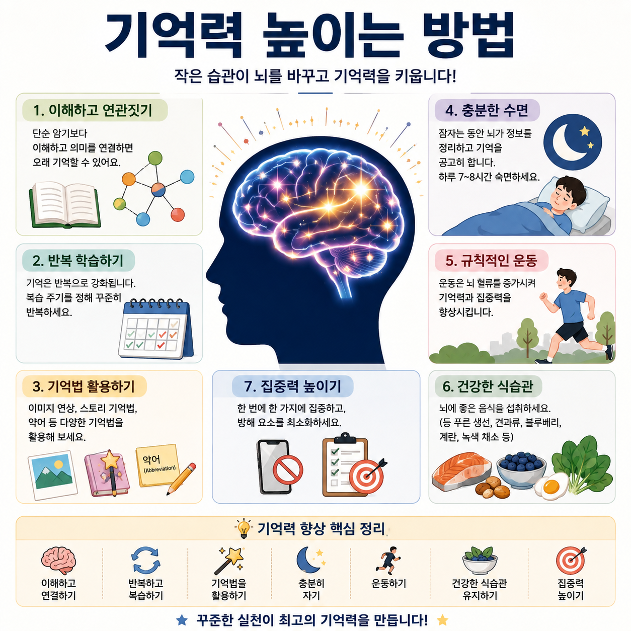 기억력 높이는 방법