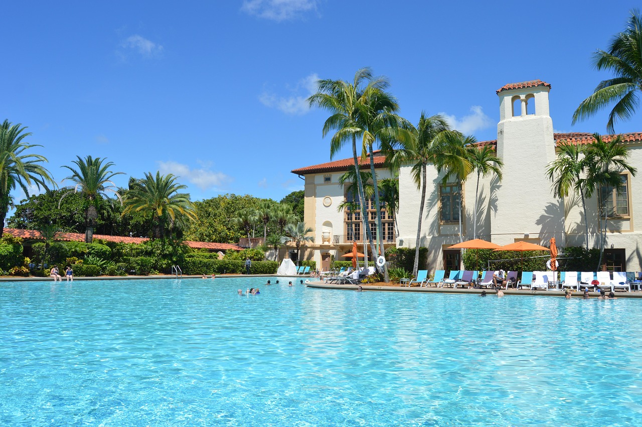 미국 호텔 수영장