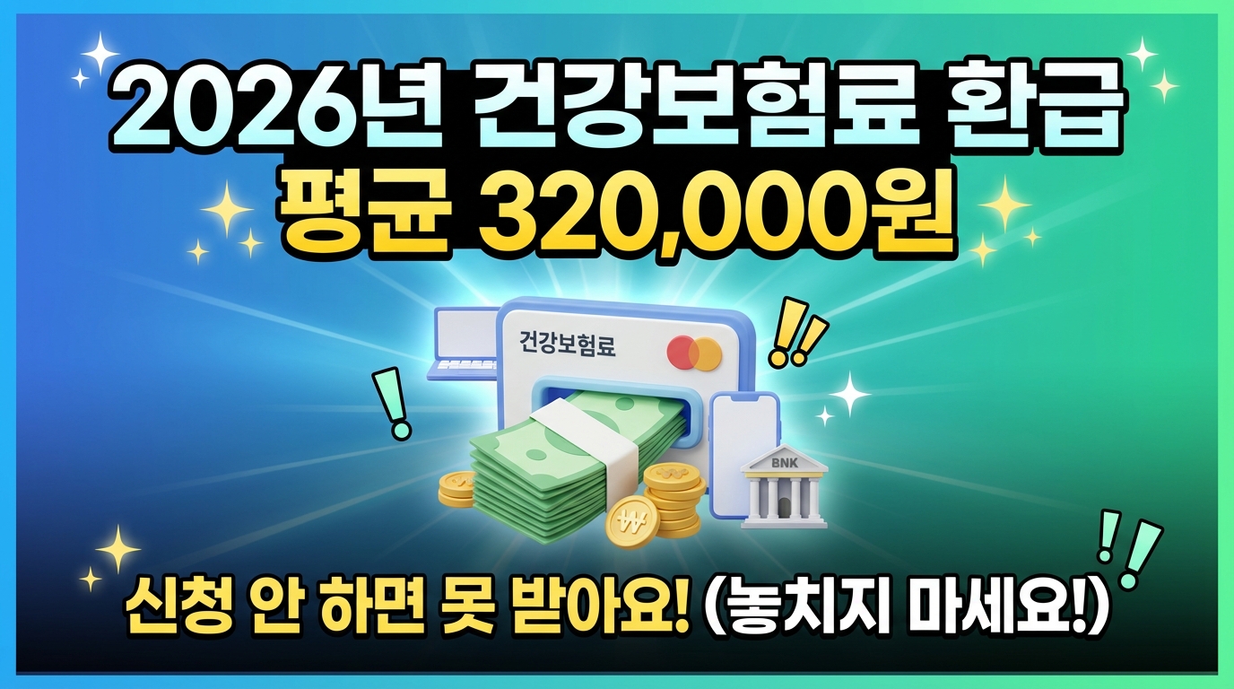 2026 건강보험료 환급금 신청 조건부터 조회방법까지