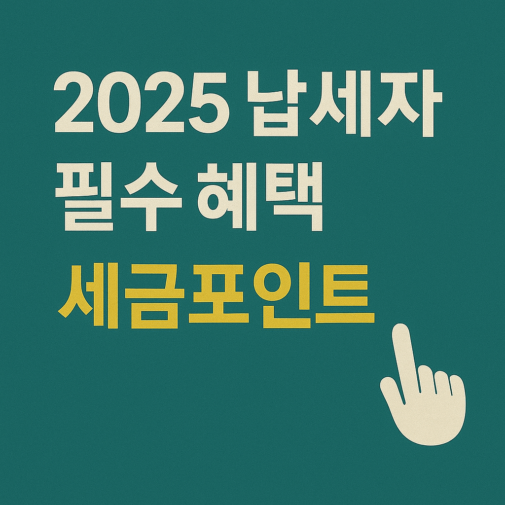 세금포인트, 납세자혜택, 홈택스, 성실납세자, 세금우대, 국세청혜택, 세금절감, 납세보상제도, 절세전략, 국세포인트