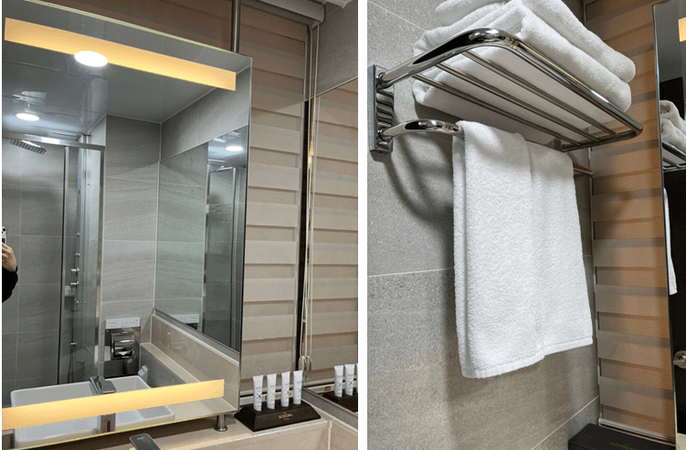 수건-및-여러가지-샤워-용품