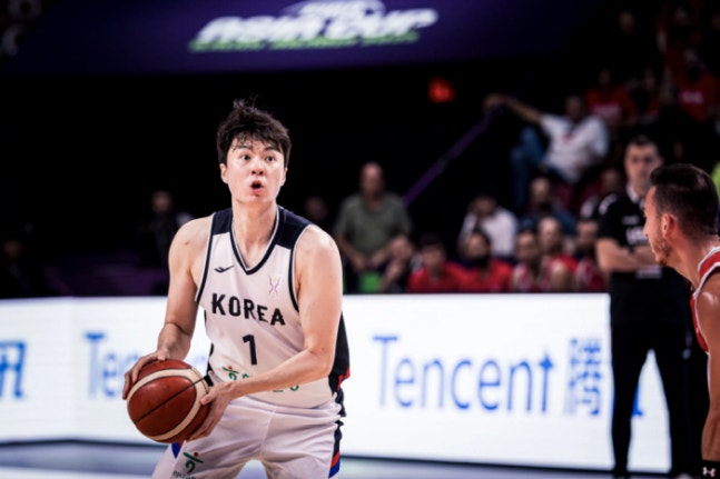 FIBA 아시안컵 이현중 유기상 여준석 이정현 양준석 KOR든스테이트 8강진출결정전 남자농구대표팀