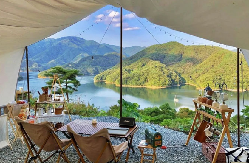 충주호 퀸즈타운 캠핑장