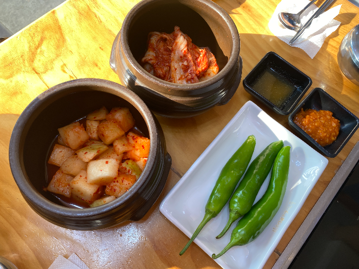 '여민락' 정갈한 반찬