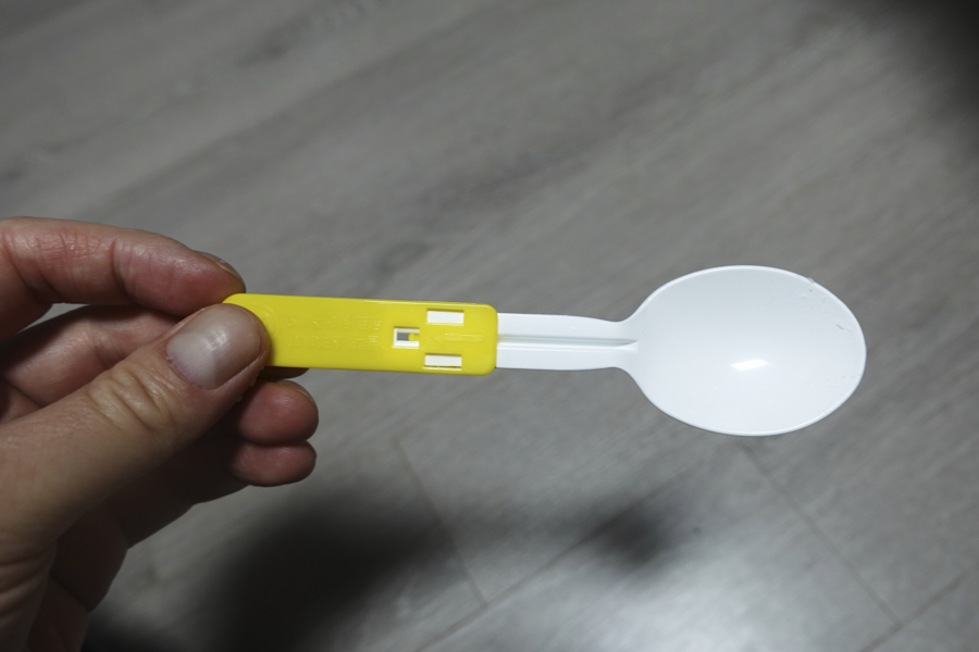 오뚜기 la갈비 덮밥 길어진 스푼