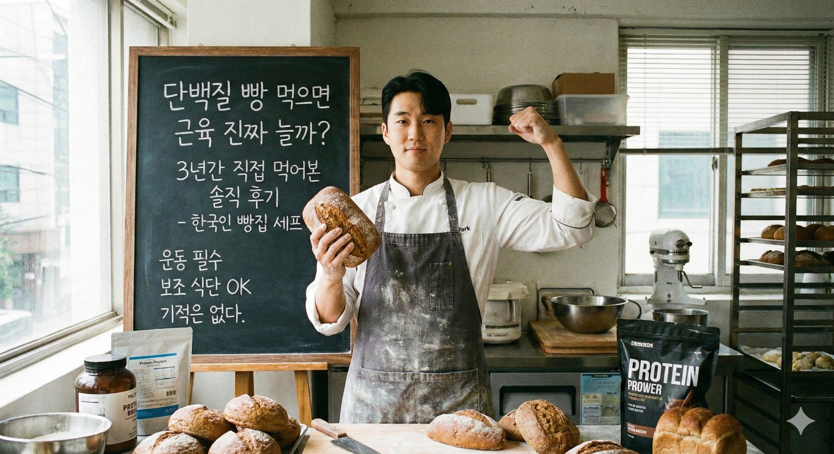 단백질 빵 먹으면 근육 진짜 늘까