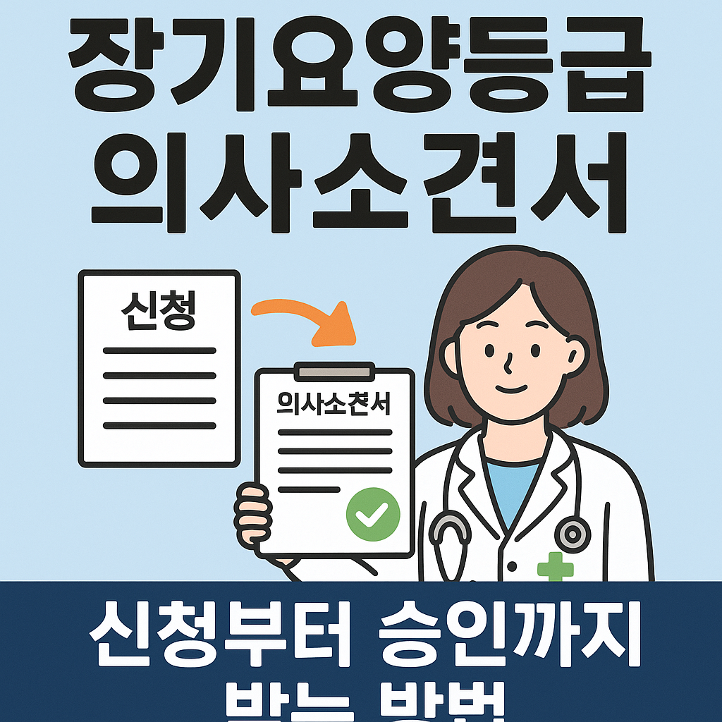 장기요양등급의사소견서: 신청부터 승인까지 받는 방법 관련 사진