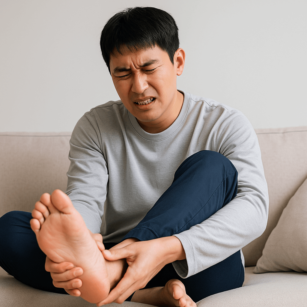 족저근막염 초기 증상 - 사진
