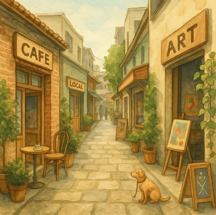 전통시장 골목상권 예술거리 로컬 브랜드 관련 이미지