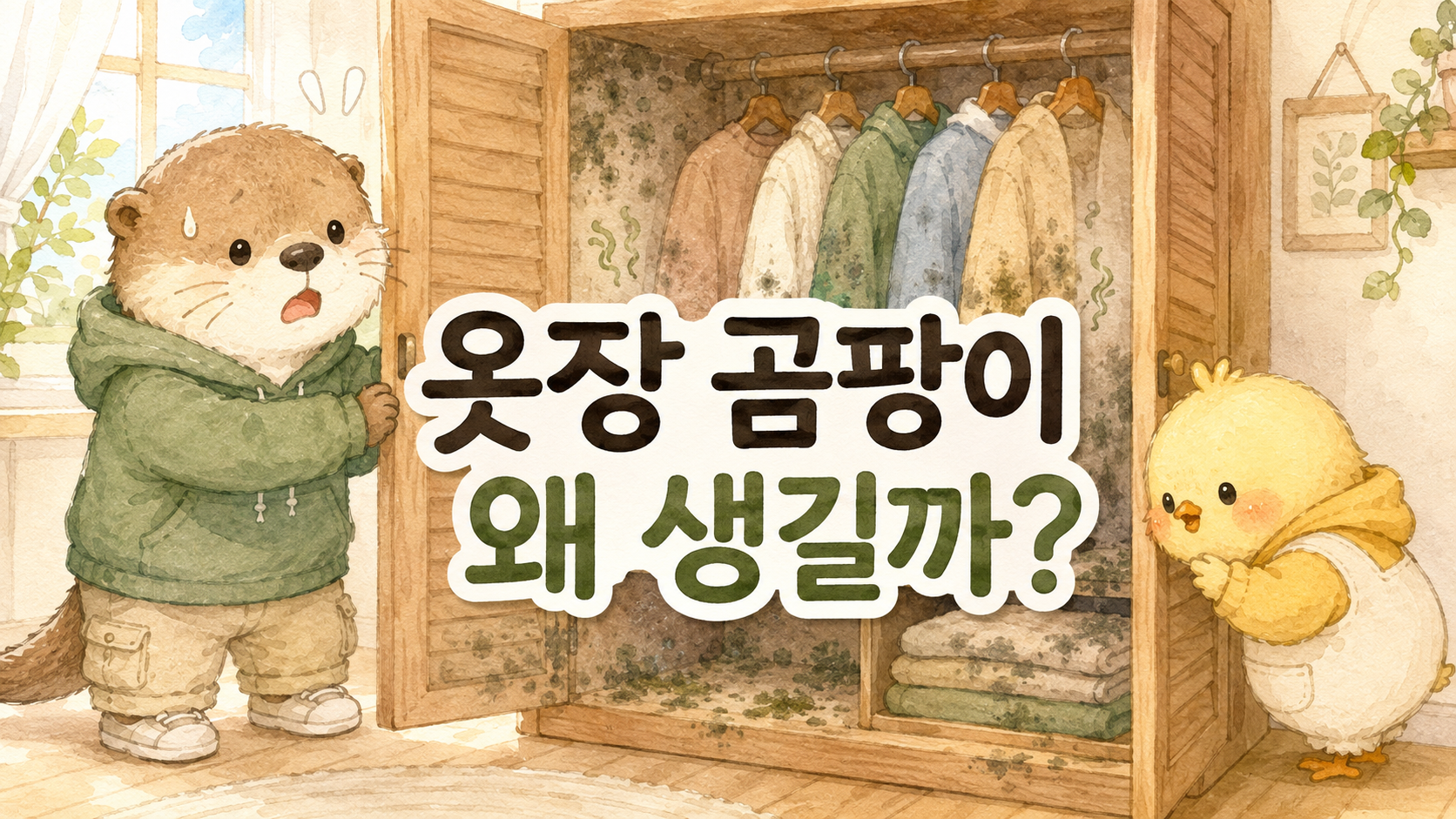 여름철 옷장에 곰팡이가 생기는 이유를 설명하는 글