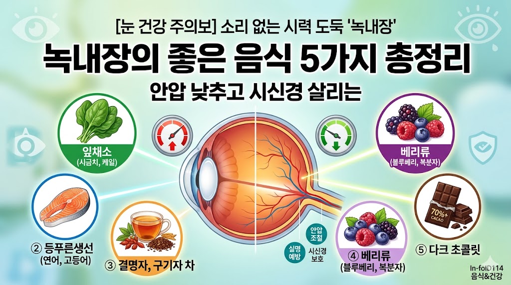 녹내장의 좋은 음식
