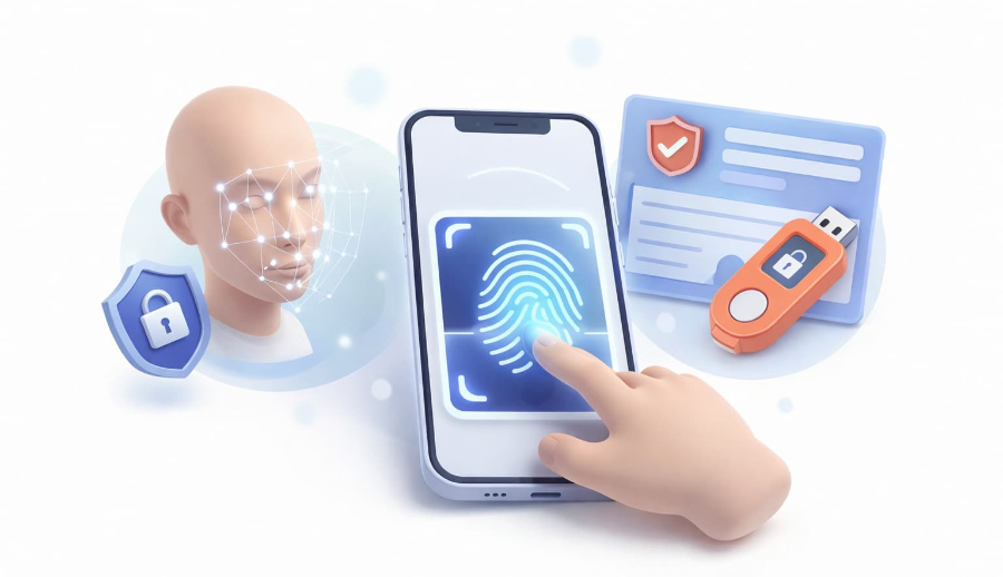 비대면 금융 본인인증 기술 (생체인증, 간편인증서, 보안매체의 원리