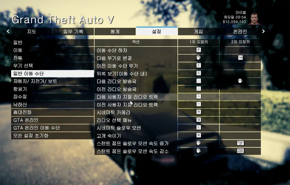 GTA5 셀프 라디오 설정