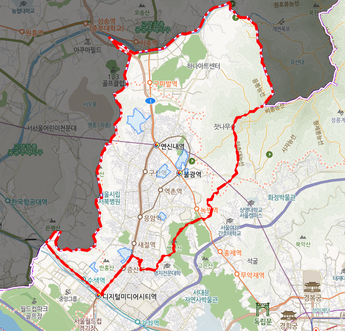 은평구 상업지역