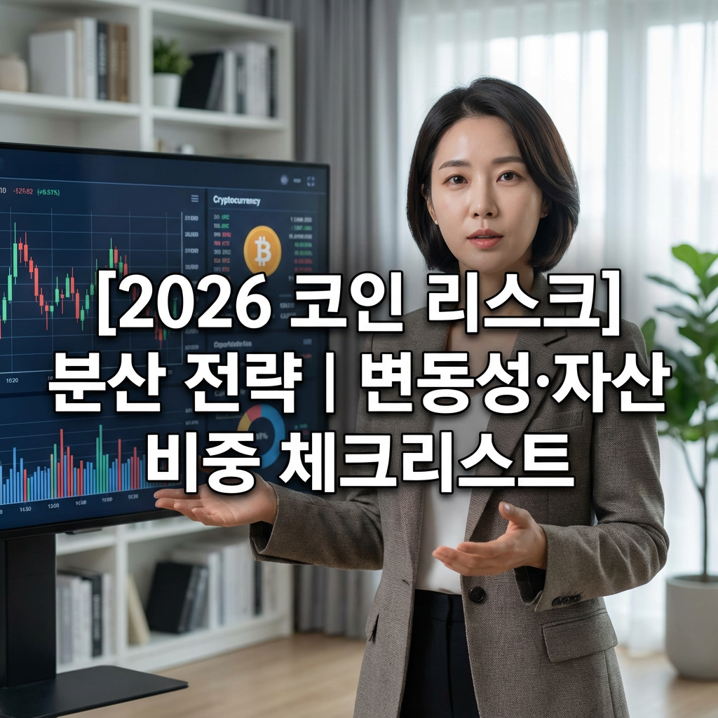 [2026 코인 리스크] 분산 전략 ｜ 변동성&middot;자산 비중 체크리스트