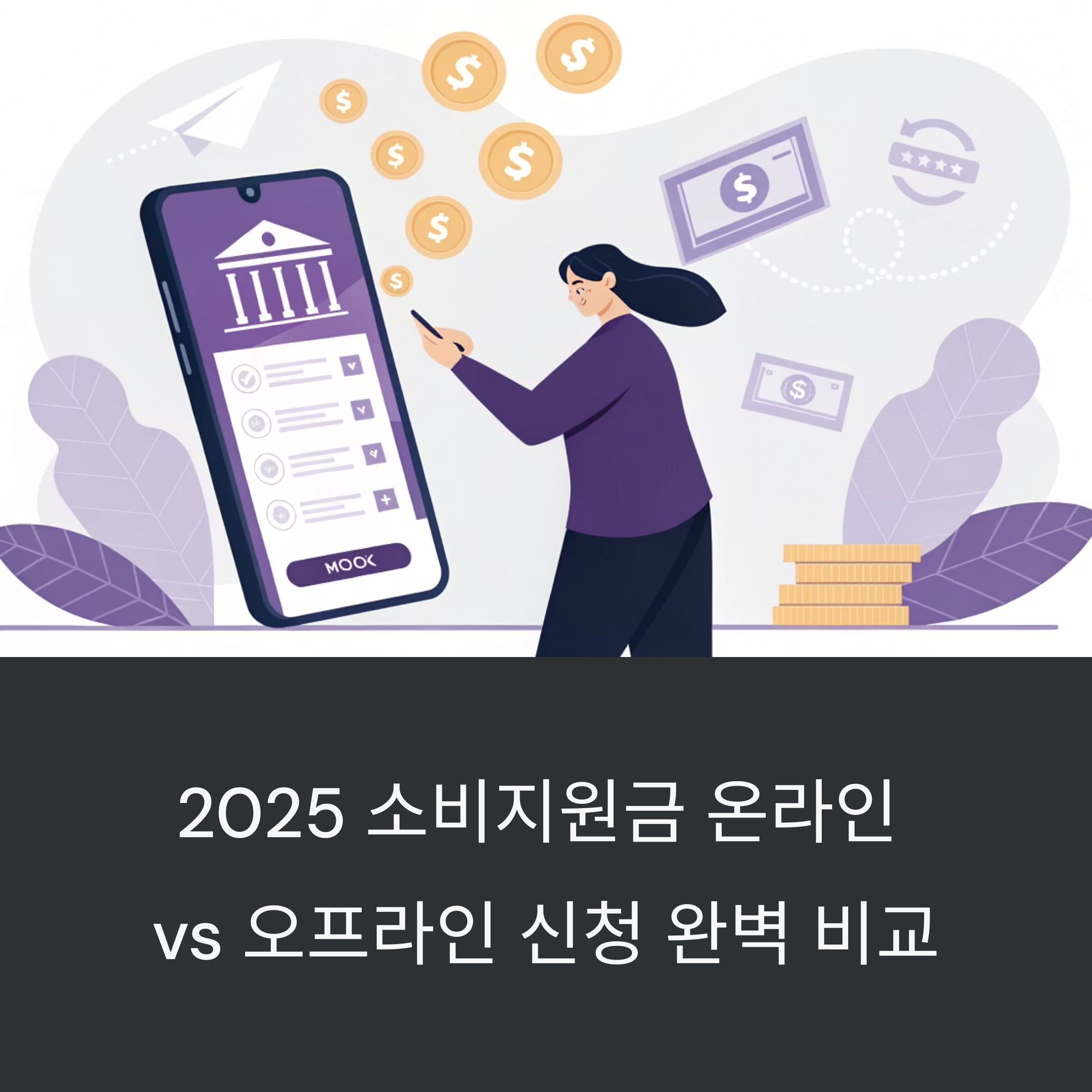 2025 소비지원금 온라인 vs 오프라인 완벽 비교, 지금 꼭 확인해야 할 차이점